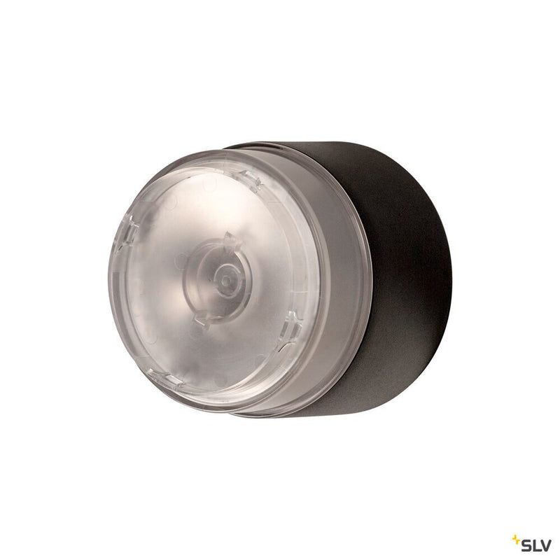 SLV 1006319 MANA BASE WL PHASE, Wall-mounted light anthracite round 15 W 800/820 lm 2700/3000 K CRI 90 Dimmable