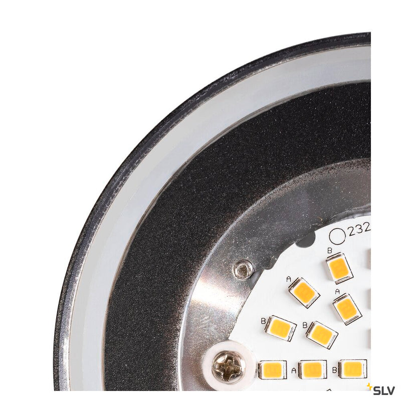 SLV 1006319 MANA BASE WL PHASE, Wall-mounted light anthracite round 15 W 800/820 lm 2700/3000 K CRI 90 Dimmable
