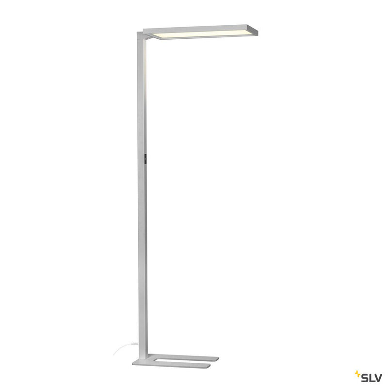 SLV 1006343 WORKLIGHT FL, Free-standing lamp silver 79 W 7600 lm 4000 K CRI 80 80°