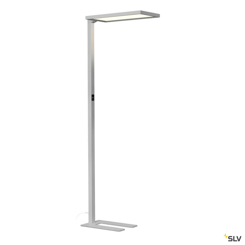 SLV 1006343 WORKLIGHT FL, Free-standing lamp silver 79 W 7600 lm 4000 K CRI 80 80°