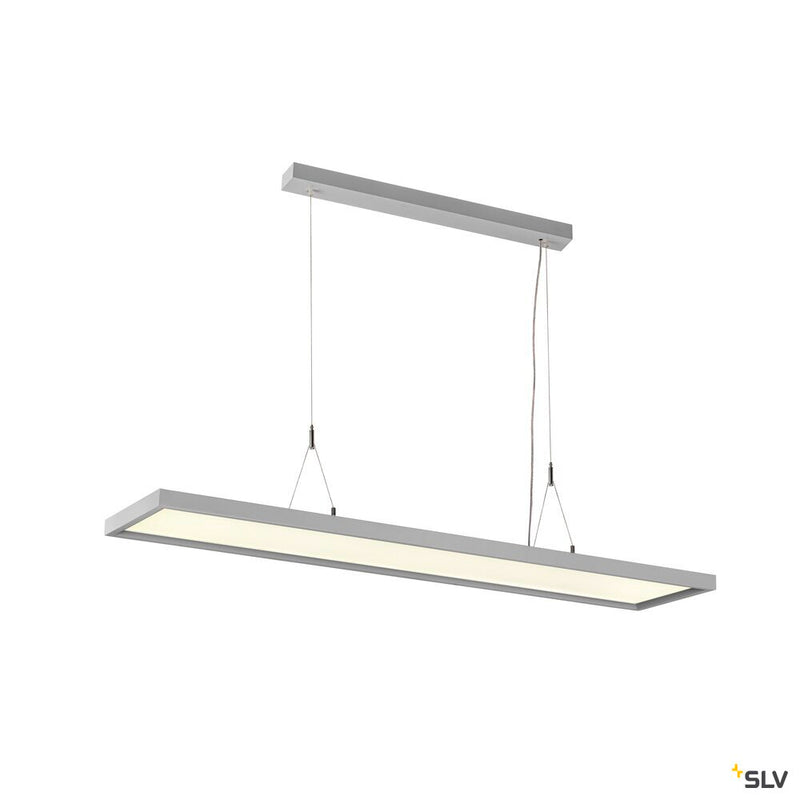 SLV 1006345 WORKLIGHT PD, Pendant light silverr 57 W 5000 lm 4000 K CRI 80 80° DALI