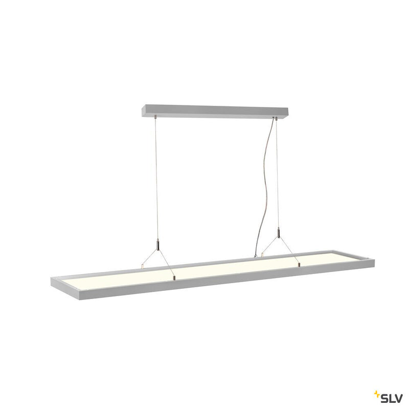 SLV 1006345 WORKLIGHT PD, Pendant light silverr 57 W 5000 lm 4000 K CRI 80 80° DALI