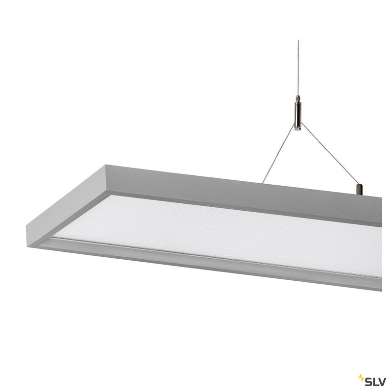 SLV 1006345 WORKLIGHT PD, Pendant light silverr 57 W 5000 lm 4000 K CRI 80 80° DALI