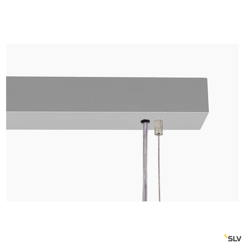 SLV 1006345 WORKLIGHT PD, Pendant light silverr 57 W 5000 lm 4000 K CRI 80 80° DALI