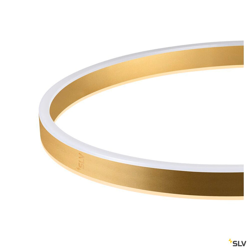 SLV 1006350 ONE BOW FL, Free-standing lamp black/brass 20 W 1200/1200 lm 2700/3000 K CRI 90 140°