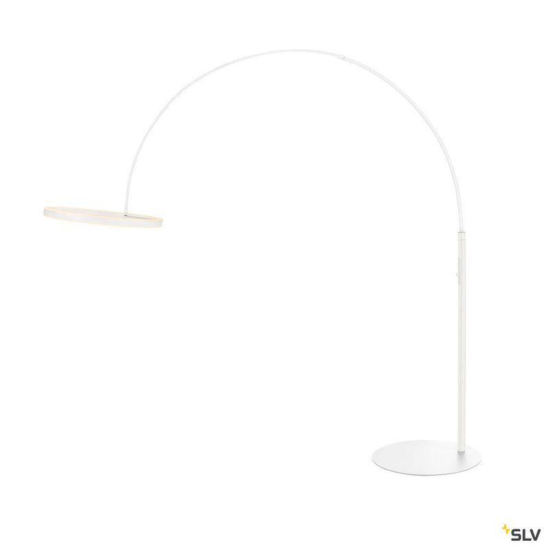 SLV 1006351 ONE BOW FL, Free-standing lamp white 20 W 1200/1200 lm 2700/3000 K CRI 90 140°