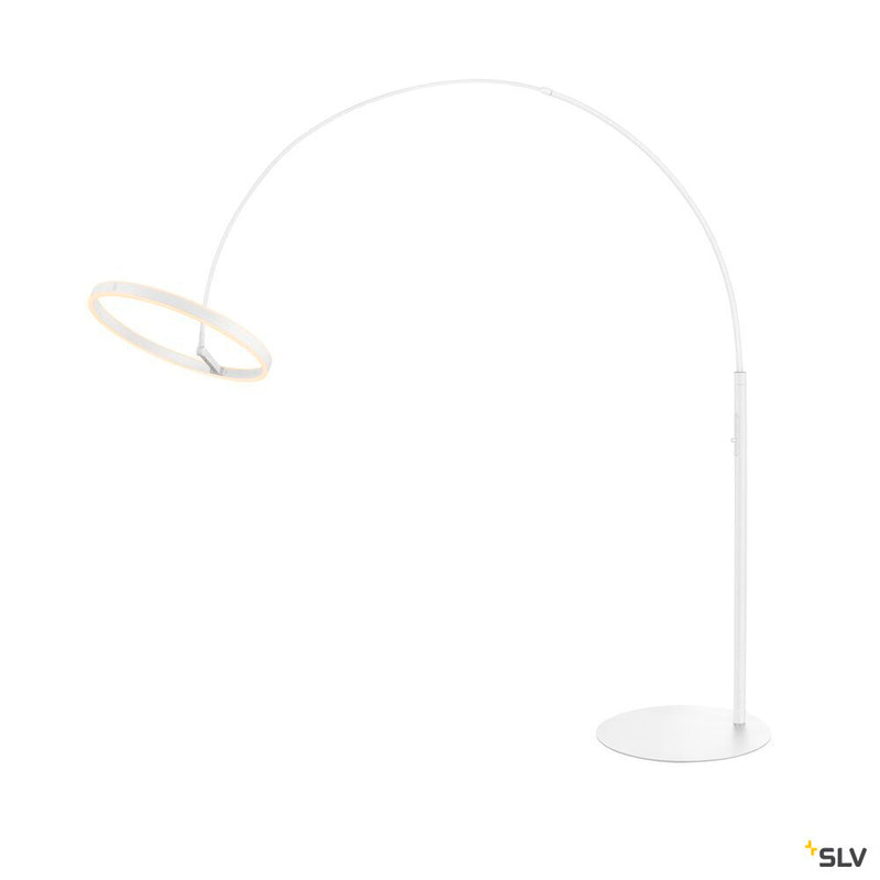 SLV 1006351 ONE BOW FL, Free-standing lamp white 20 W 1200/1200 lm 2700/3000 K CRI 90 140°