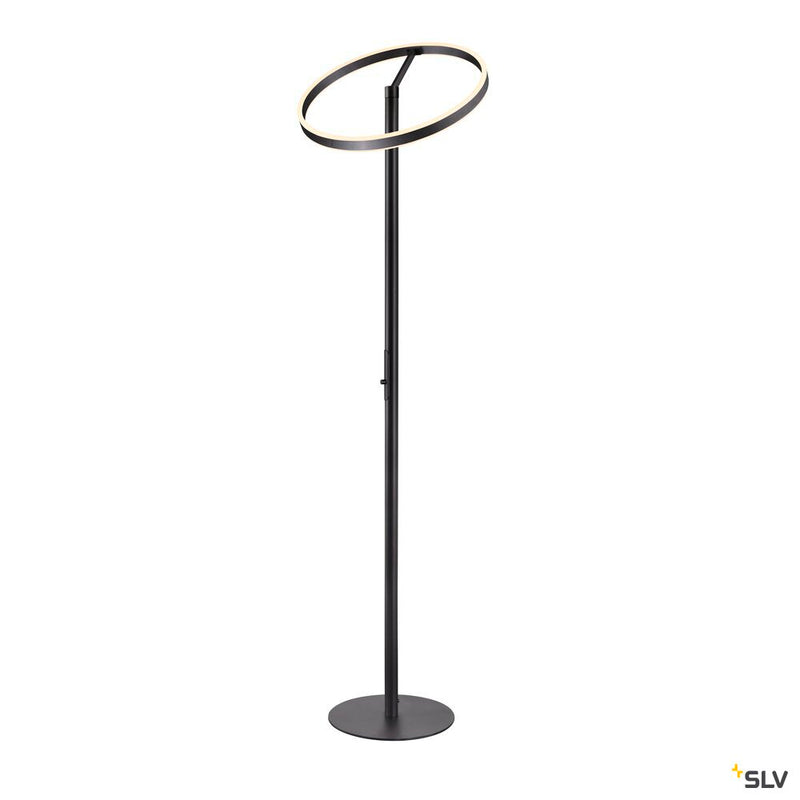 SLV 1006355 ONE STRAIGHT FL, Free-standing lamp black 20 W 1200/1200 lm 2700/3000 K CRI 90 140°