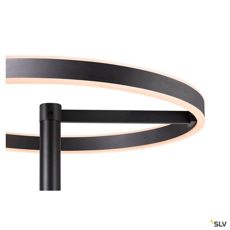SLV 1006355 ONE STRAIGHT FL, Free-standing lamp black 20 W 1200/1200 lm 2700/3000 K CRI 90 140°