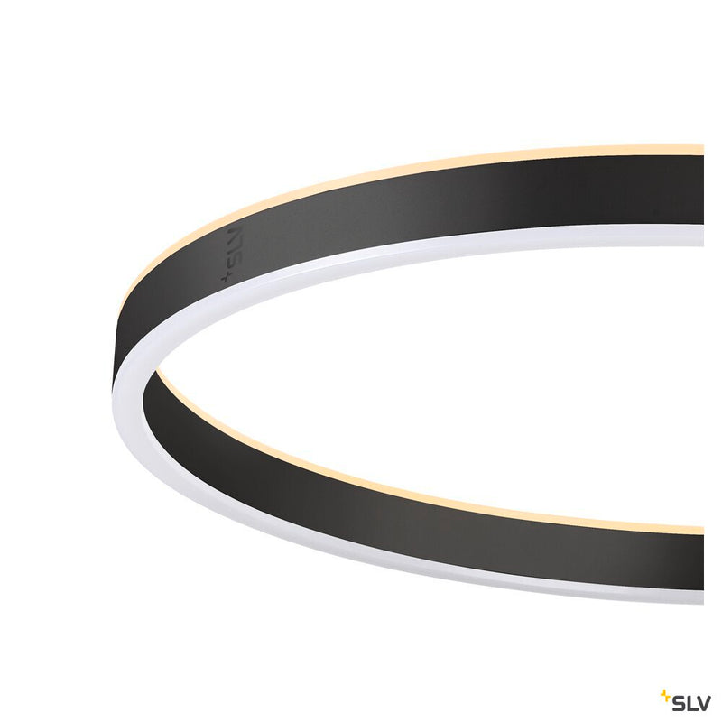 SLV 1006355 ONE STRAIGHT FL, Free-standing lamp black 20 W 1200/1200 lm 2700/3000 K CRI 90 140°