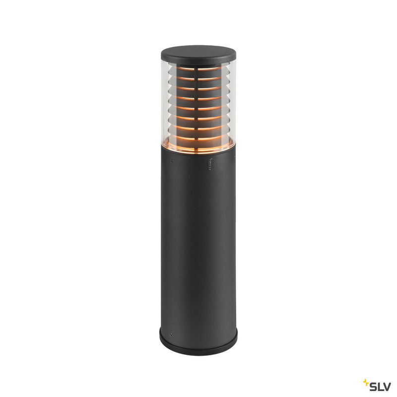 SLV 1006386 M-POL M Polehead, Louver lamp head, anthracite, 11 W, 190/210 lm, 2700/3000 K, CRI 90