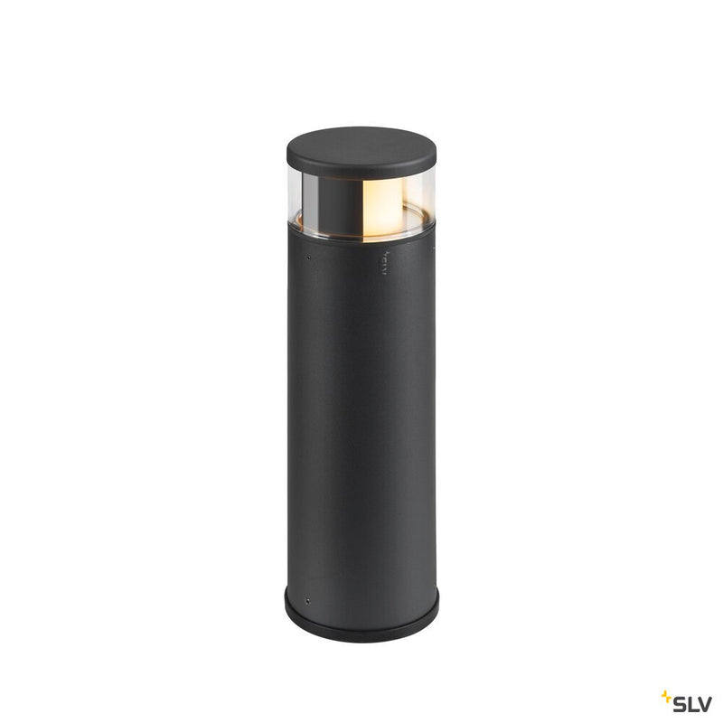 SLV 1006387 M-POL S Polehead, Shader lamp head, anthracite, 11 W, 285/310 lm, 2700/3000 K, CRI 90