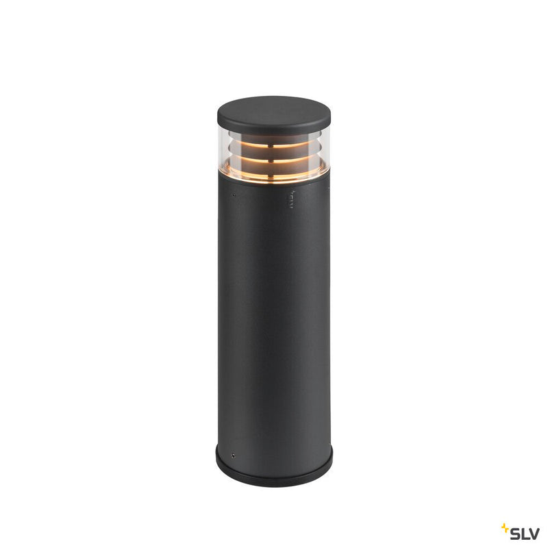 SLV 1006391 M-POL S Polehead, Louver lamp head, anthracite, 19 W, 260/270 lm, 2700/3000 K, CRI 90, DALI