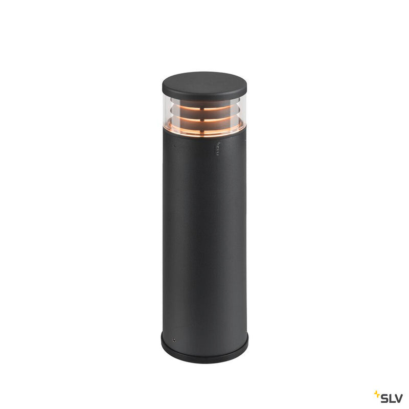 SLV 1006391 M-POL S Polehead, Louver lamp head, anthracite, 19 W, 260/270 lm, 2700/3000 K, CRI 90, DALI