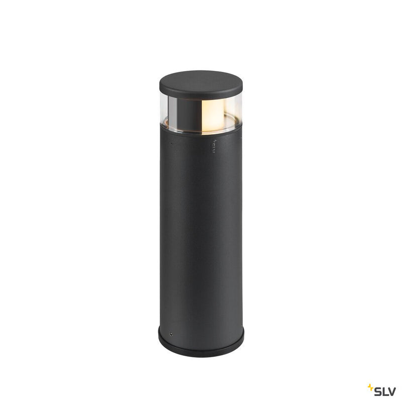 SLV 1006393 M-POL S Polehead, Shader lamp head, anthracite, 19 W, 520/550 lm, 2700/3000 K, CRI 90, DALI