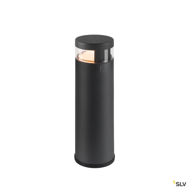 SLV 1007235 M-POL S Polehead 180°, low-glare, lamp head, anthracite, 10 W, 750 lm, 2700 K, CRI 80, DALI