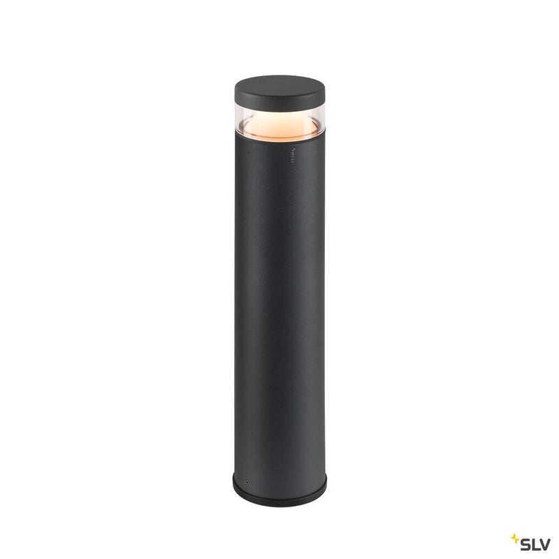 SLV 1007233 M-POL S Polehead 360°, low-glare, lamp head, anthracite, 10 W, 750 lm, 2700 K, CRI 80, DALI