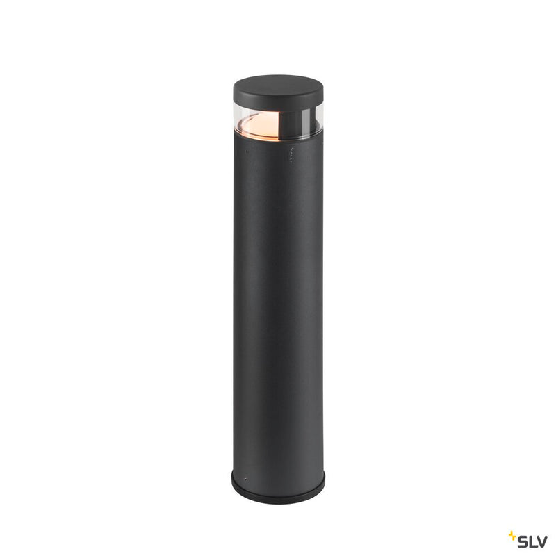 SLV 1007235 M-POL S Polehead 180°, low-glare, lamp head, anthracite, 10 W, 750 lm, 2700 K, CRI 80, DALI