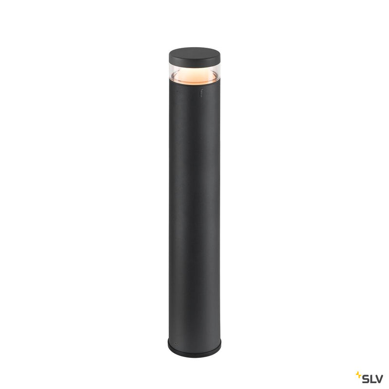 SLV 1007233 M-POL S Polehead 360°, low-glare, lamp head, anthracite, 10 W, 750 lm, 2700 K, CRI 80, DALI