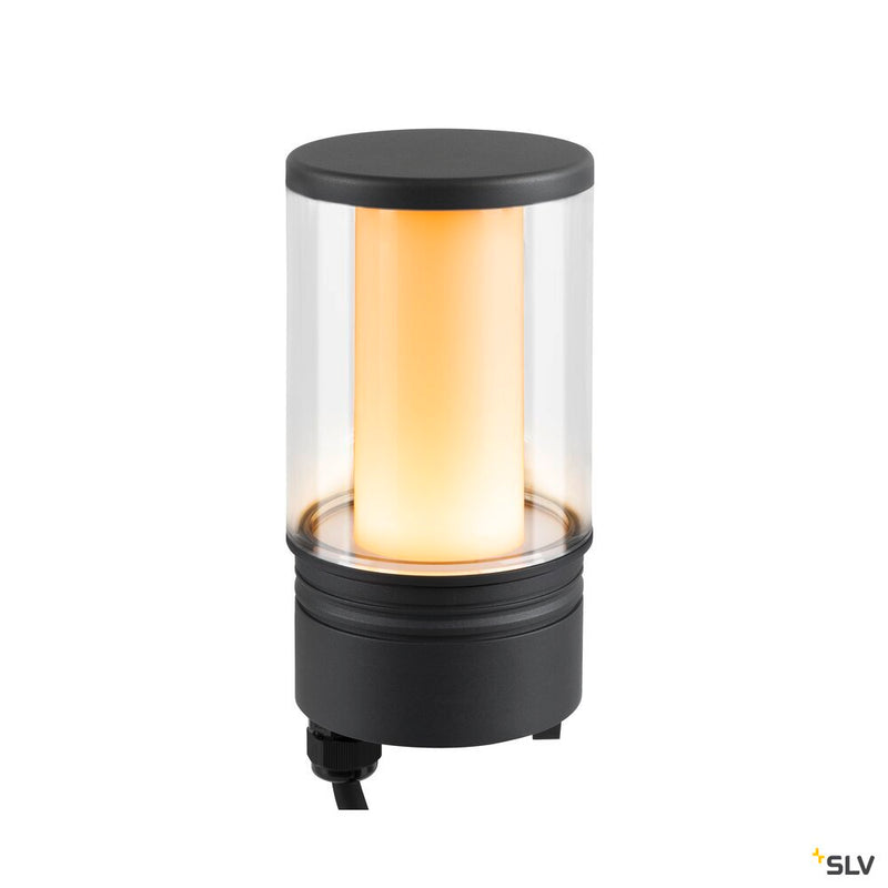 SLV 1006384 M-POL M Polehead, Lamp head, anthracite, 11 W, 590/660 lm, 2700/3000 K, CRI 90