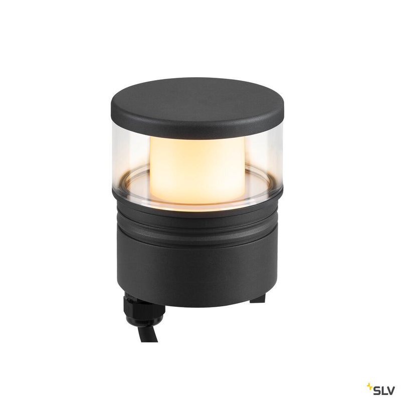 SLV 1006389 M-POL S Polehead, Lamp head, anthracite, 19 W, 890/950 lm, 2700/3000 K, CRI 90, DALI