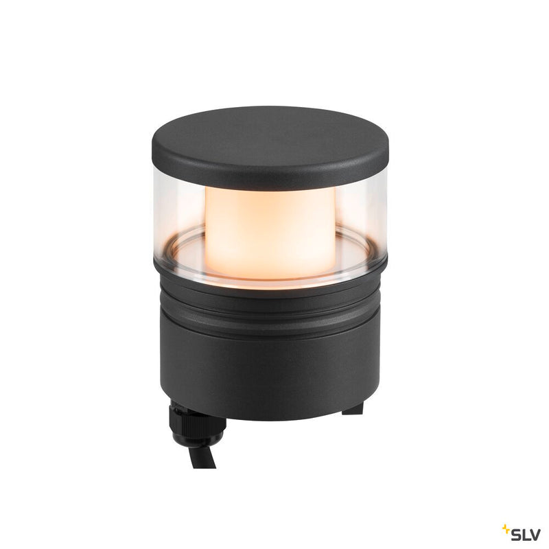 SLV 1006389 M-POL S Polehead, Lamp head, anthracite, 19 W, 890/950 lm, 2700/3000 K, CRI 90, DALI