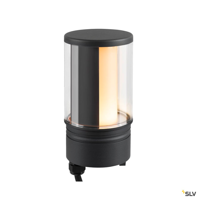 SLV 1006394 M-POL M Polehead, Shader lamp head, anthracite, 19 W, 820/870 lm, 2700/3000 K, CRI 90, DALI