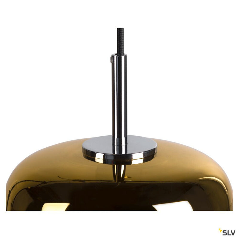 SLV 1006395 PANTILO 20 PD, E27 pendant light, gold/chrome