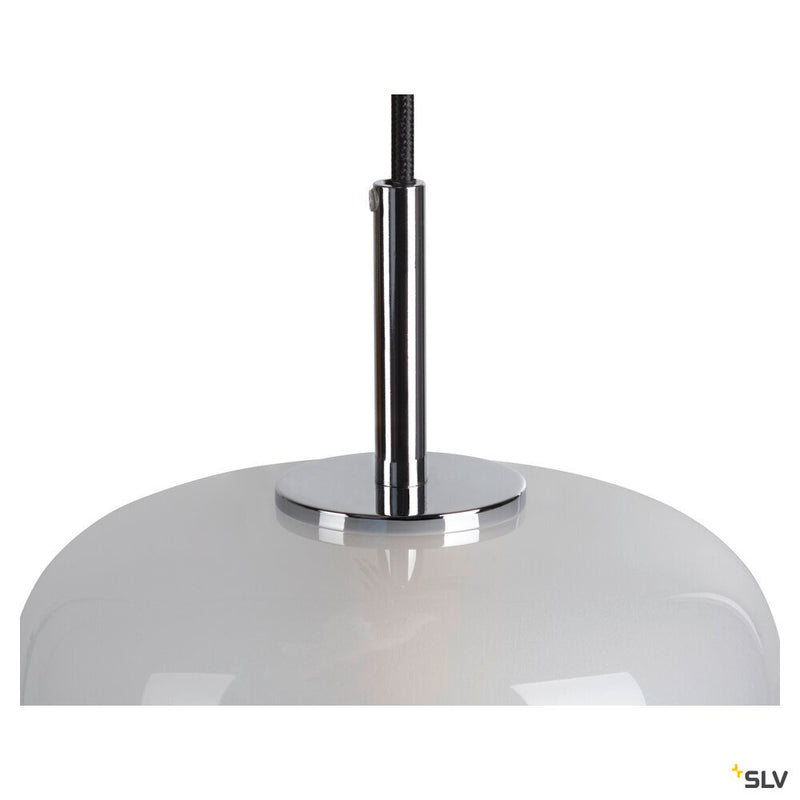 SLV 1006396 PANTILO 20 PD, E27 pendant light, white/chrome