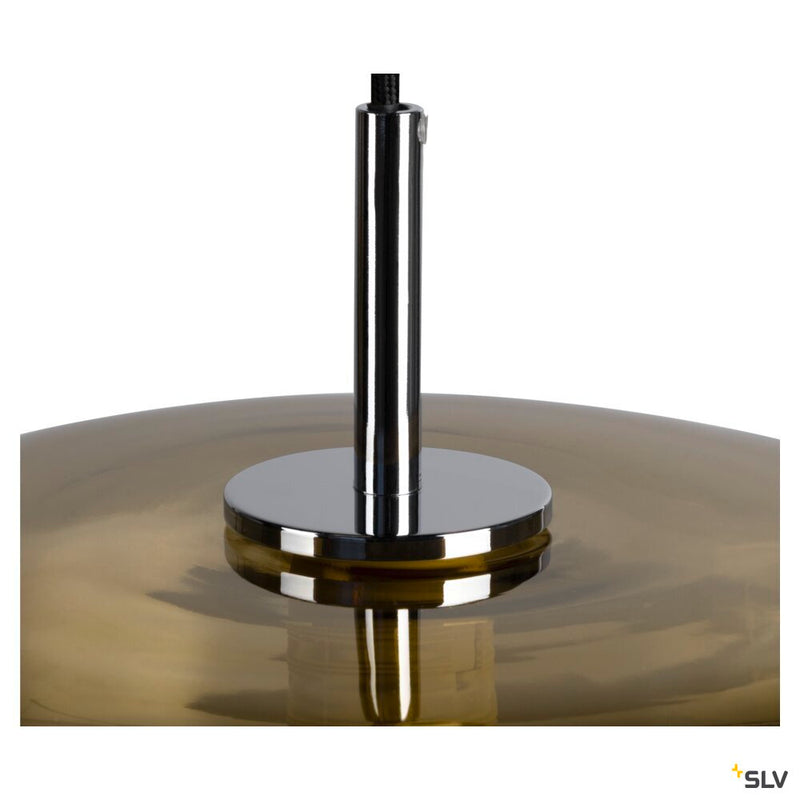 SLV 1006397 PANTILO 28 PD, E27 pendant light, gold/chrome