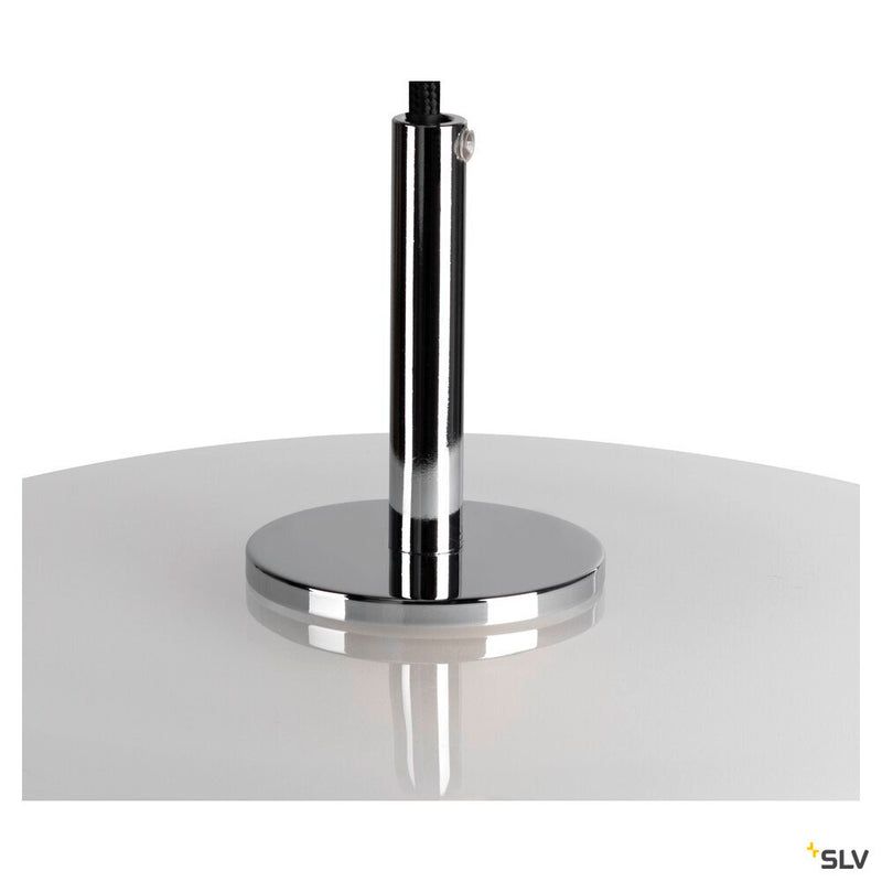 SLV 1006399 PANTILO 28 PD, E27 pendant light, white/chrome