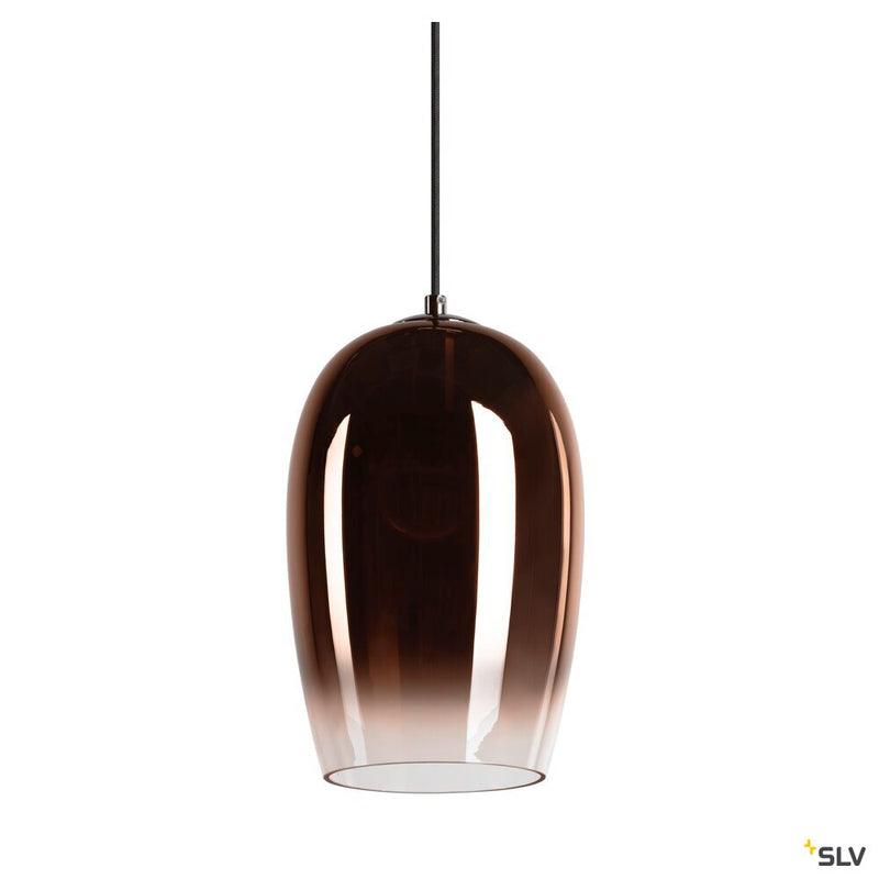 SLV 1006400 PANTILO OVAL PD, E27 pendant light, copper, 15 W