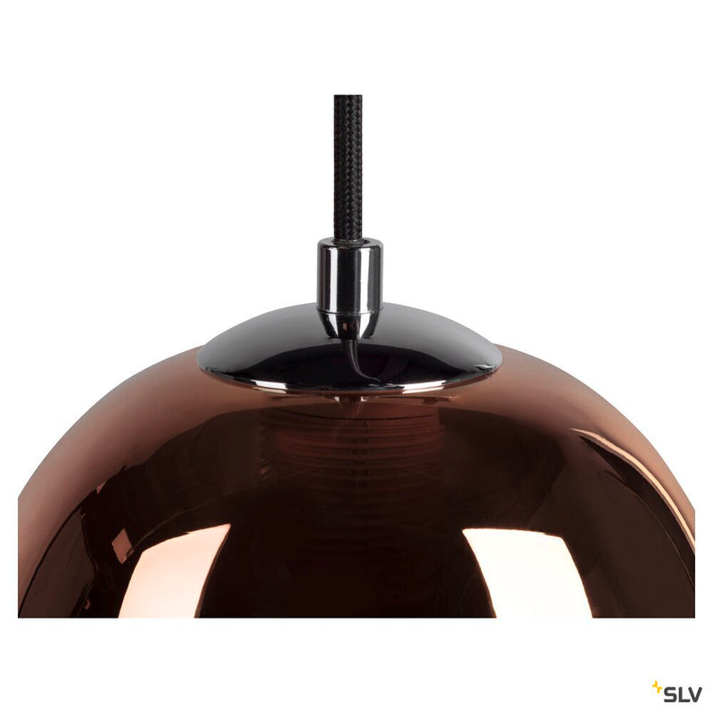 SLV 1006400 PANTILO OVAL PD, E27 pendant light, copper, 15 W