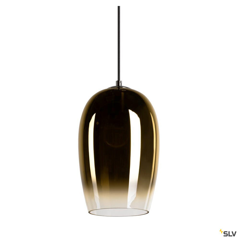 SLV 1006403 PANTILO OVAL PD, E27 pendant light, gold