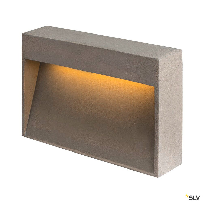 SLV 1006404 CONCRETO M, WL wall-mounted light grey, 8.5 W, 350 lm, 3000 K