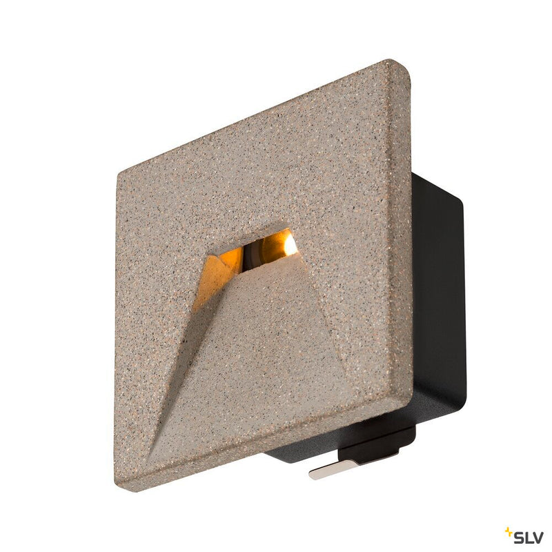 SLV 1006406 CONCRETO EL, recessed wall light grey, 3.2 W, 45 lm, 3000 K