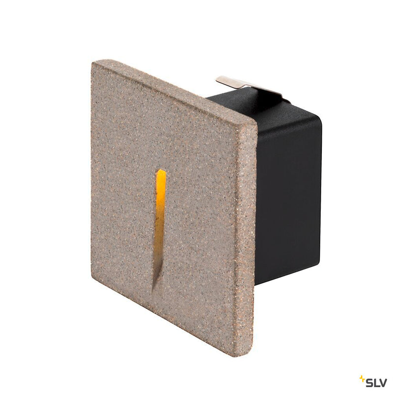 SLV 1006407 CONCRETO EL, recessed wall light grey, 3.2 W, 15 lm, 3000 K