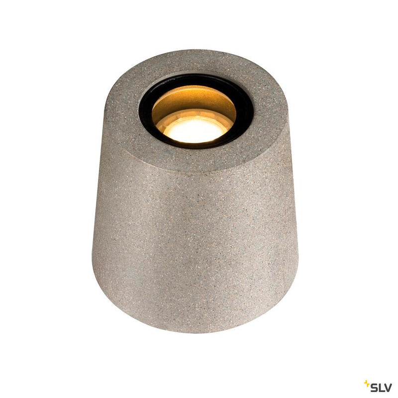 SLV 1006408 CONCRETO FL, Free-standing lamp round GU10 grey 10 W