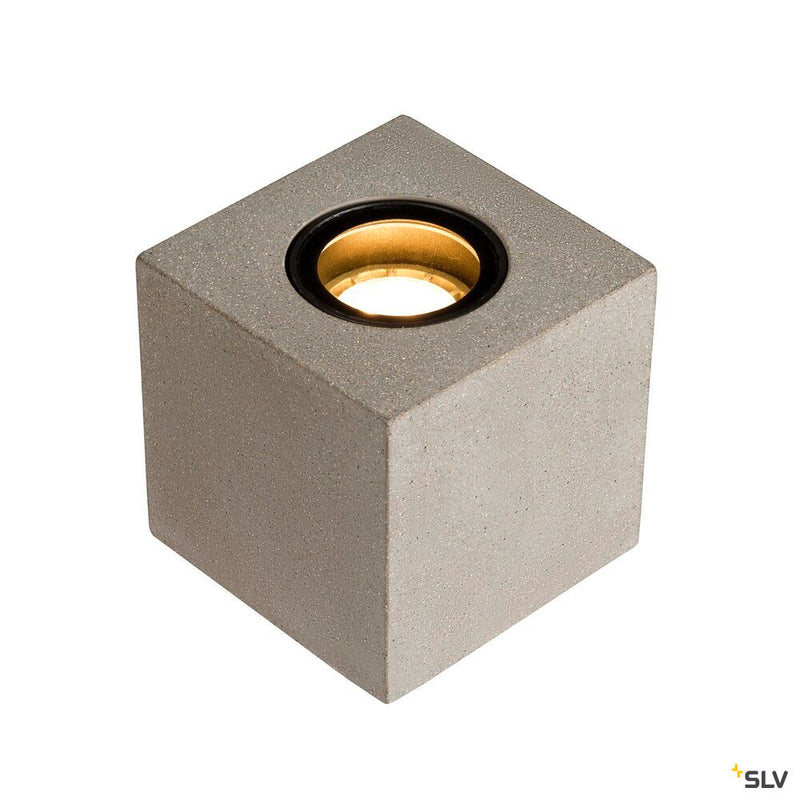 SLV 1006409 CONCRETO FL, Free-standing lamp square GU10 grey 10 W