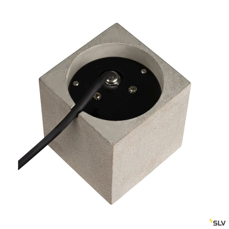 SLV 1006409 CONCRETO FL, Free-standing lamp square GU10 grey 10 W