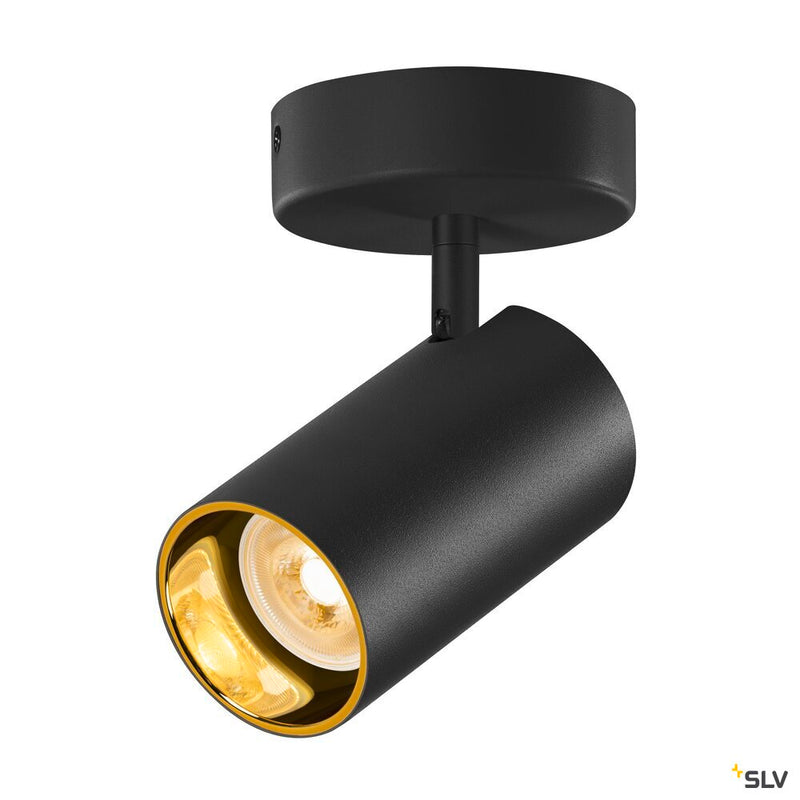 SLV 1006423 ASTO TUBE, spot, cylindrical, max. 1x10 W, black