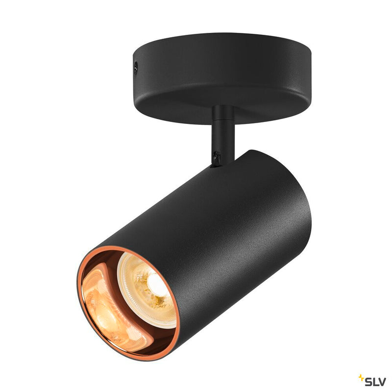 SLV 1006423 ASTO TUBE, spot, cylindrical, max. 1x10 W, black