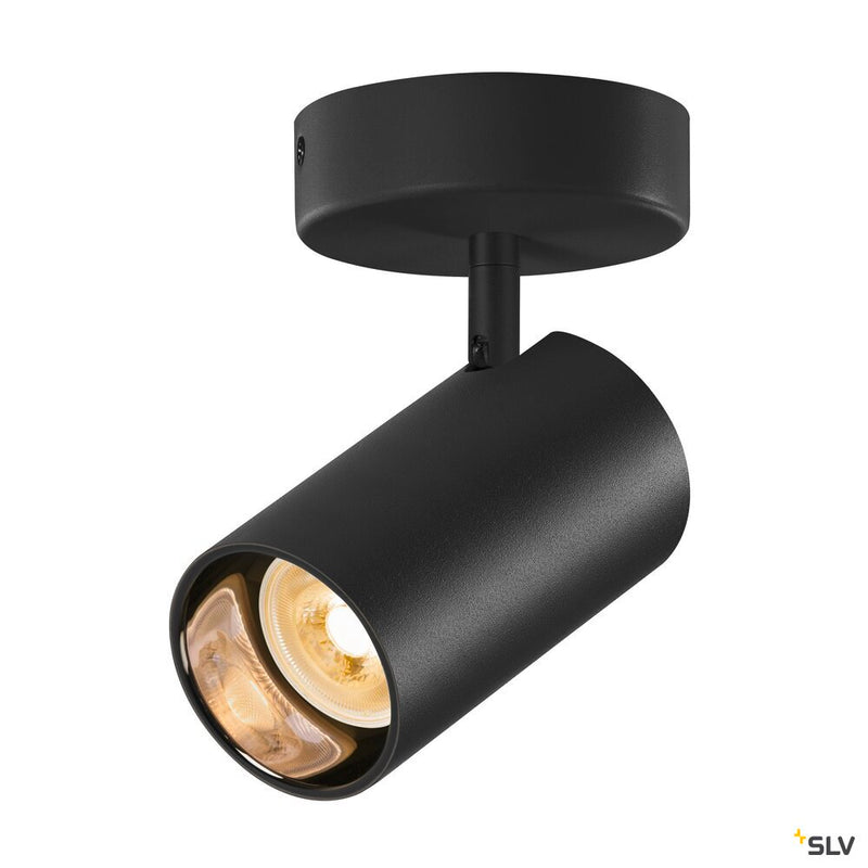 SLV 1006423 ASTO TUBE, spot, cylindrical, max. 1x10 W, black
