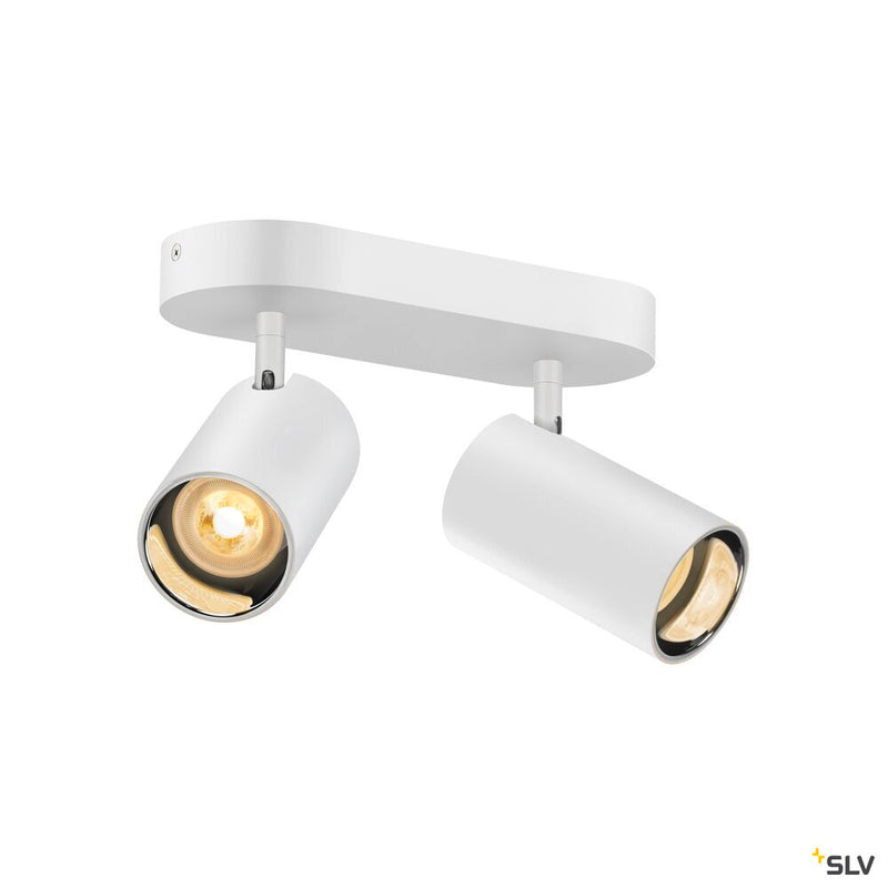 SLV 1006426 ASTO TUBE, ceiling-mounted light, cylindrical, max. 2x10 W, white