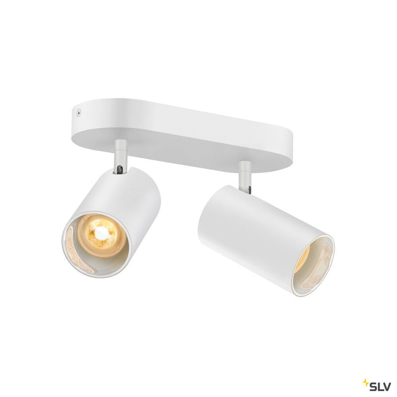 SLV 1006426 ASTO TUBE, ceiling-mounted light, cylindrical, max. 2x10 W, white