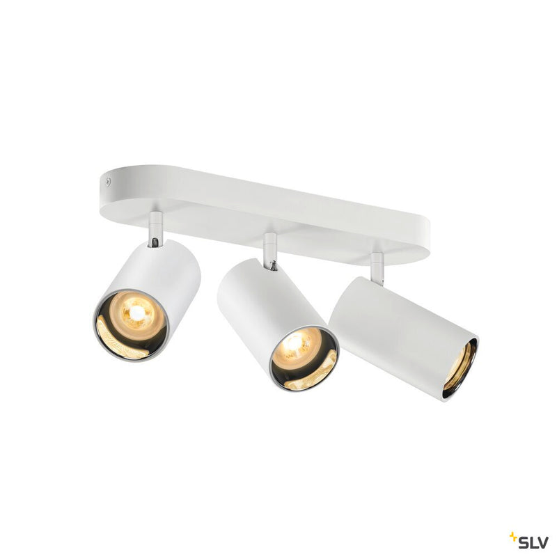 SLV 1006428 ASTO TUBE, ceiling-mounted light, cylindrical, max. 3x10 W, white