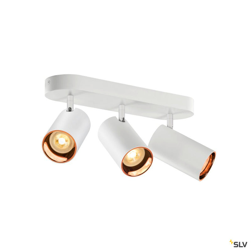 SLV 1006428 ASTO TUBE, ceiling-mounted light, cylindrical, max. 3x10 W, white