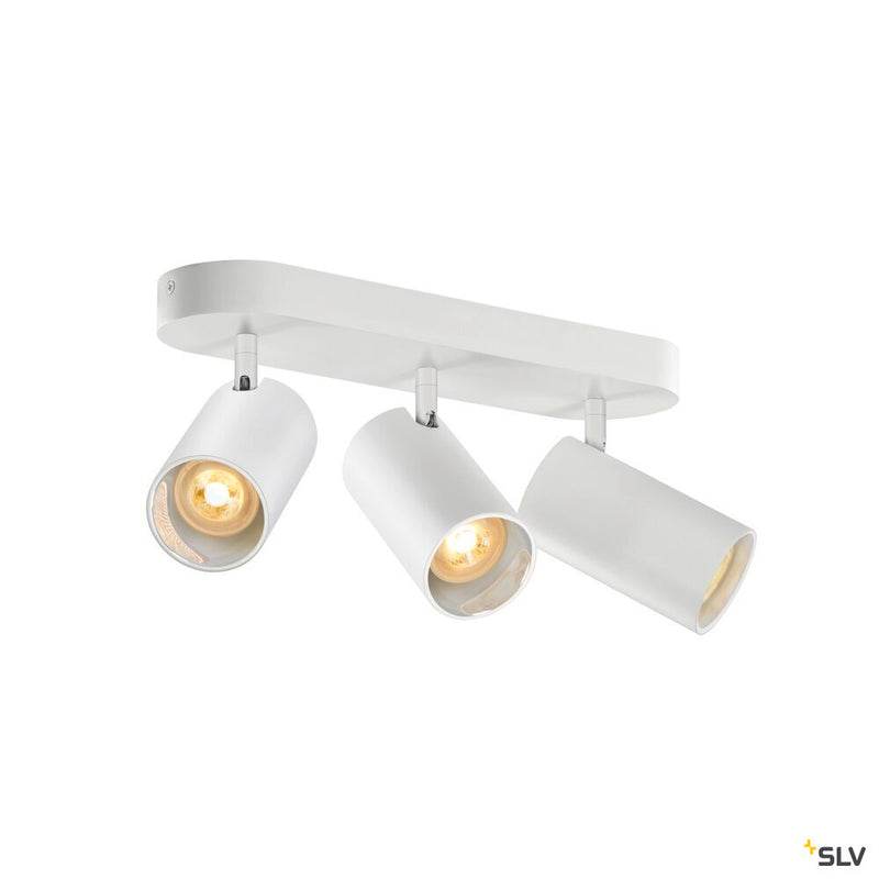 SLV 1006428 ASTO TUBE, ceiling-mounted light, cylindrical, max. 3x10 W, white