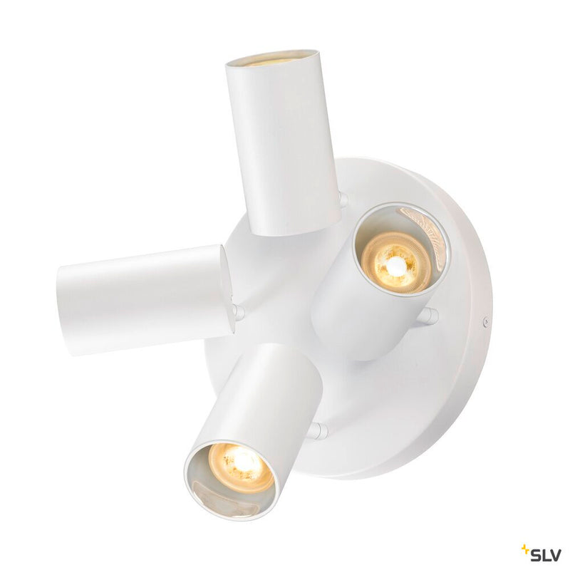 SLV 1006430 ASTO TUBE, ceiling-mounted light, cylindrical, max. 4x10 W, white