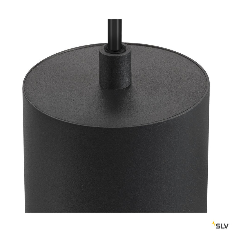 SLV 1006431 ASTO TUBE, pendant light, GU10, pendant length 250 cm, max. 10 W, black